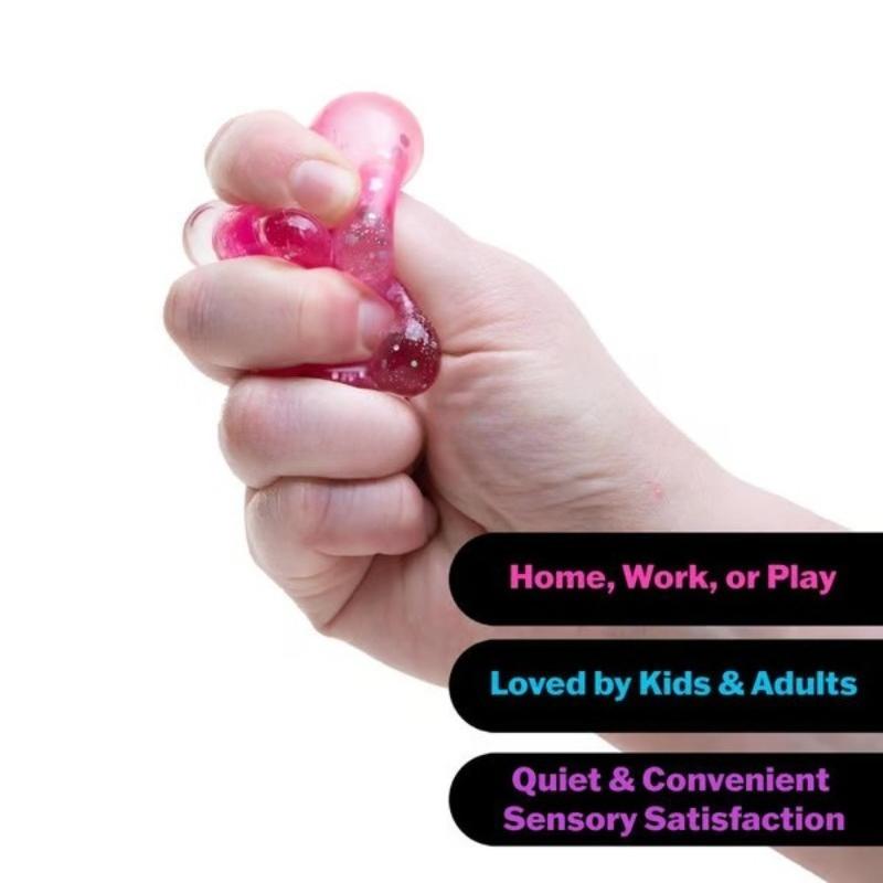 Needoh Valentine'S Day Heart Stress Toys 3 Pack Soft Slow Rising Squeeze Sensory Toys Love Shape Stress Relief Fidget Toys