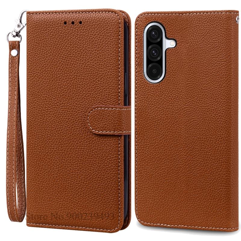 For Samsung A36 Case Leather Flip Wallet Cover For Samsung Galaxy A36 5G Case Soft Silicone Book Cover Coque Fundas Shell