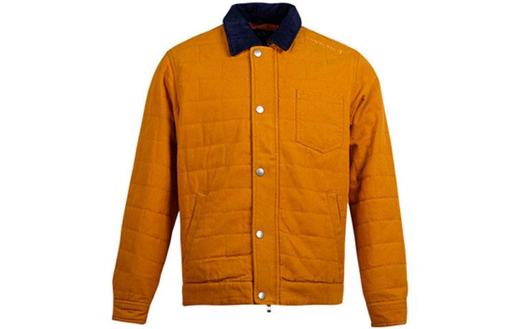 Куртки Converse Мужские Желтые Лацканы Умеренные Другие 10019460-A04 XL