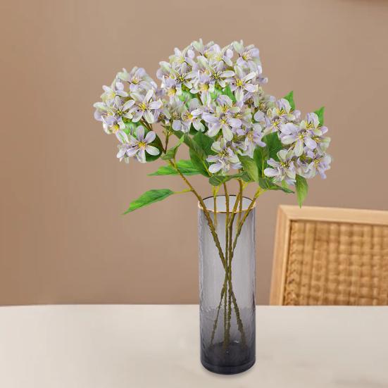 Artificial Lilac Realistic Faux Flowers with Bendable Stem Long-lasting Artificial Lilac Flowers Branch for Vase Table Centerpieces Wedding Bouquet
