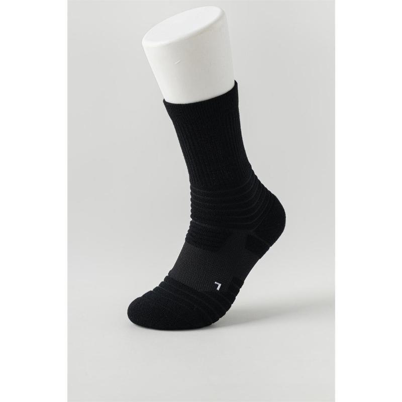 Women's Autumn and Winter Fur Ring Color Thickened Non Slip Wear Resistance Dance Cycling Basketball Tube Socks