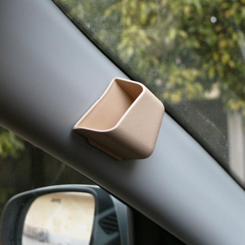 Car Universal Pillar Storage Box Phone Cigarette Glasses Cigar Holder IC Card Tray Plate Container Case Organizer Accessories