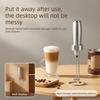 Electric Milk Frother Powerful Stainless Steel Drink Mixer Coffee Cappuccino Chocolate Foam Maker for Hot Drinks