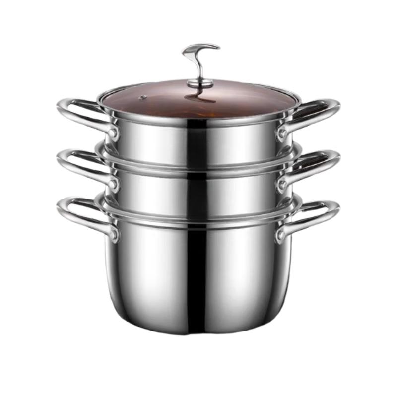 Yingbai Stainless Steel Steamer Soup Pot