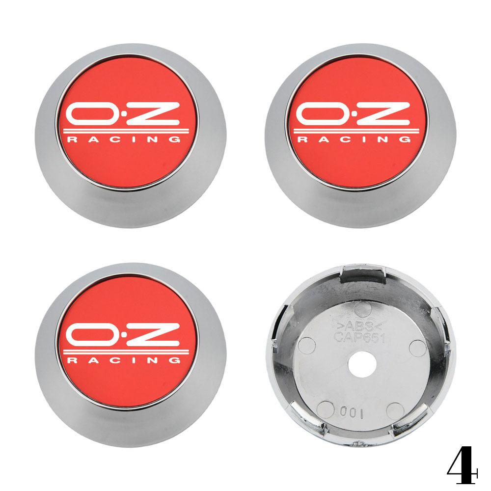 4PCS O.Z Racing Wheel Center Cap 56mm/57mm/58mm/59mm/60mm/61mm/62mm/63mm/64mm/72mm Sport Rim Caps OZ Emblem Wheel Cover Hub Cap