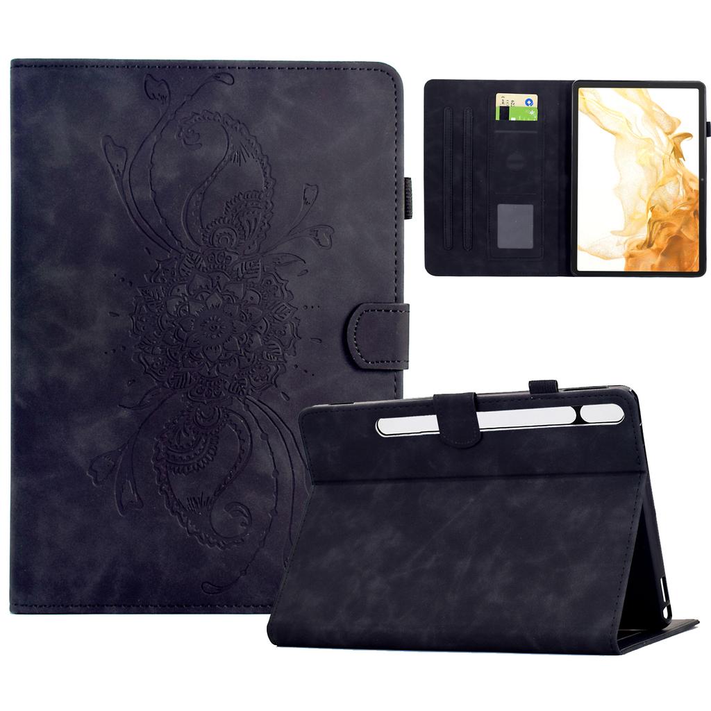 Pentru Samsung Galaxy Tab S8 X700 X706/Tab S7 T870 T875 Huse Piele Imprimată cu Mandala Husă Tabletă cu Sloturi pentru Carduri