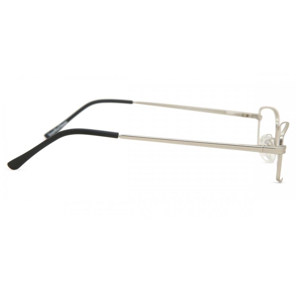 Full Rim Rectangle Silver Smartbuy Collection Leyton 510d Fashion Unisex Eyeglasses