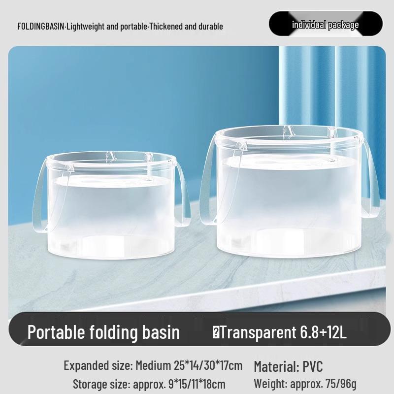 Großes Tragbares Faltbares Waschbecken für Outdoor-Reisen und Camping