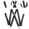 Men's Suspenders Casual Heavy Duty, Adjustable Braces for Wedding, Formal Events