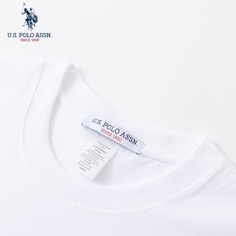 U.S. Polo Assn. Men's 100% Cotton Heavyweight Short Sleeve T-Shirt