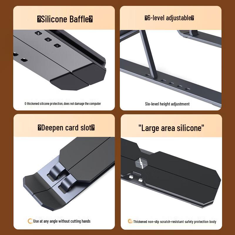 MECHREVO Ergonomic Adjustable Laptop Cooling Stand