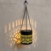 Solar Chandelier Iron Hollow Pattern Outdoor Solar Light