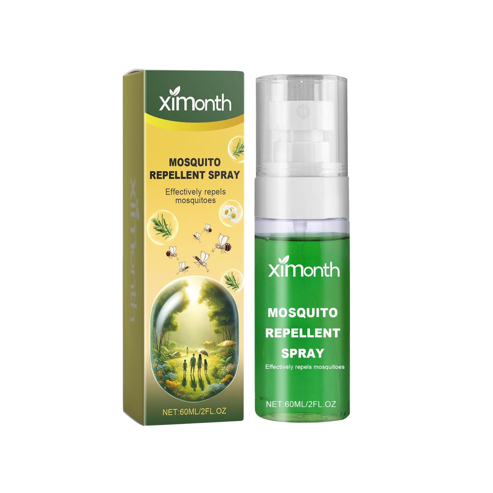 

Защитный летний спрей, растительное эссенционное масло для улицы, спрей от комаров, средства против комаров, устойчивые к комарам, 60 мл.