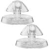 2 Pièces Piège à Escargots pour Aquarium Bac à Poissons Piège à Escargots en Plastique Capteur d'Escargots Piège à Escargots Transparent hwy