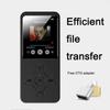 Bluetooth MP3 Player with 16GB TF Card Mini MP3 Music Player Support FM Radio Built-in Speaker E-Book Walkman for Headsets