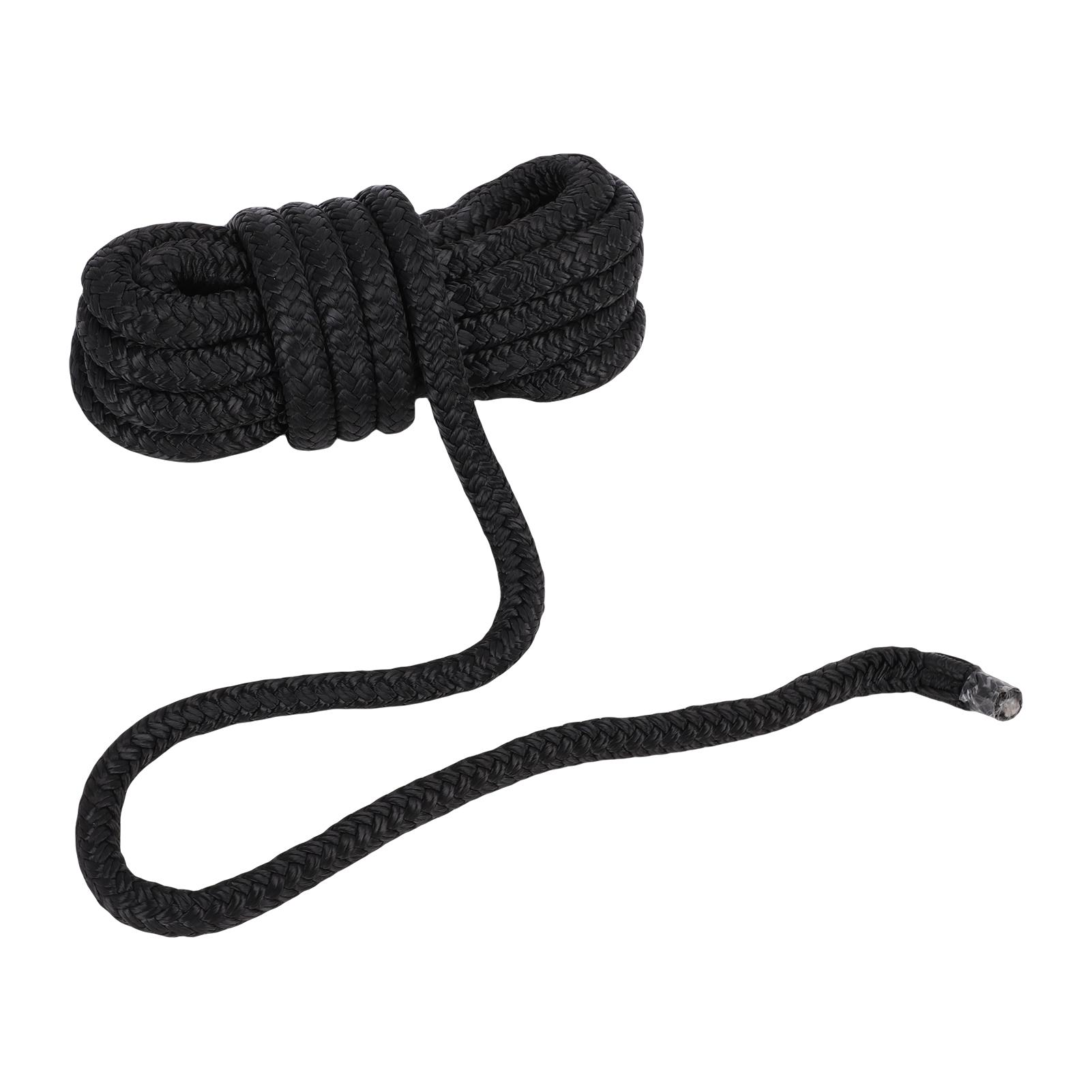 

Boat Dock Line Double Weaving Nylon Boat Rope for Docking with 12in Marine Grade High Strength Mooring Rope 1Celsius2 Inch X15 Ft