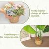 Plant Stem Support 6 Pieces Metal Reusable Rustproof Stem Supports For Indoor Plants For Potted Monstera Pothos Flower Growth