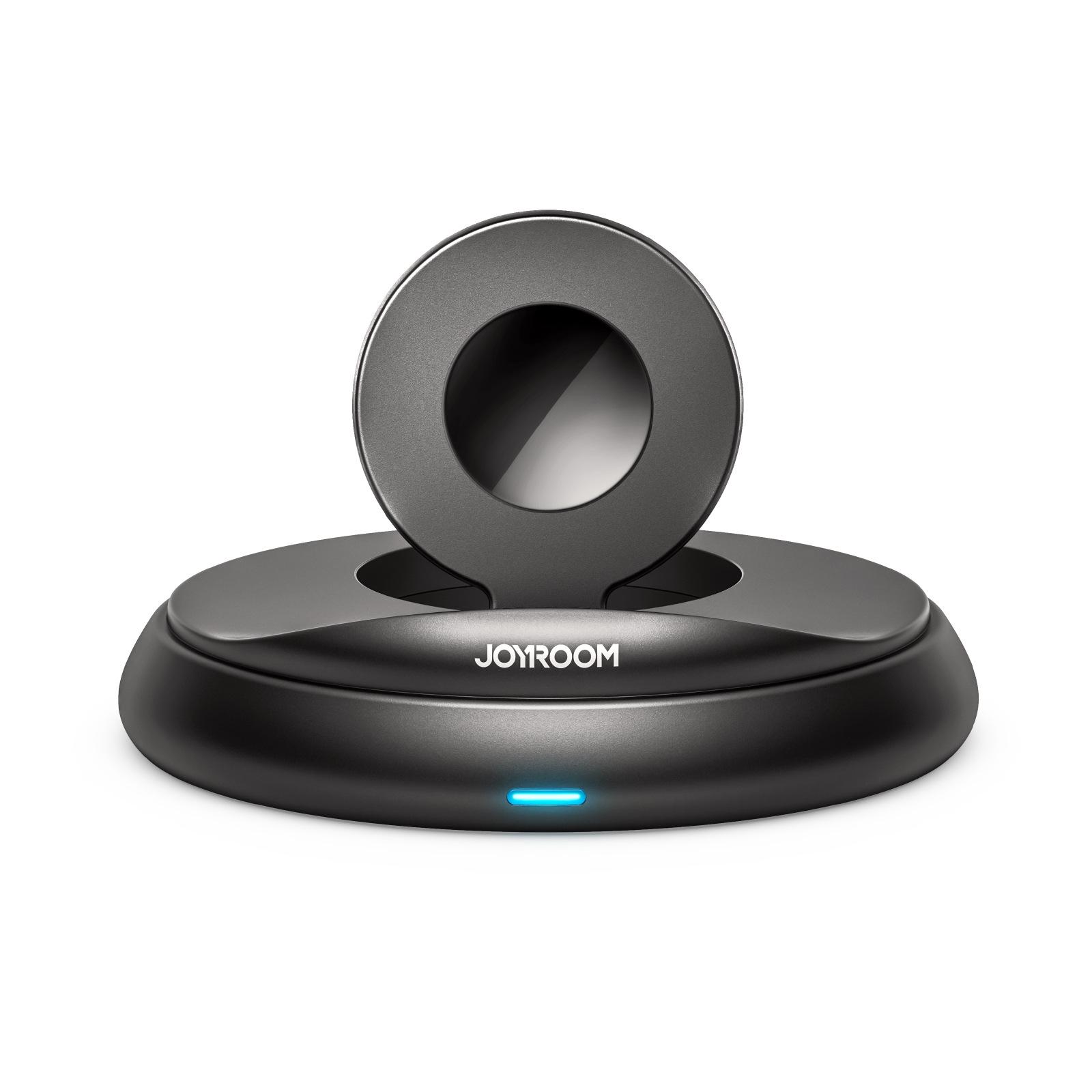 

Складное мощное магнитное беспроводное зарядное устройство для часов Jiletang - быстрая, стабильная, без нагревания зарядка Foldable watch wireless charger чёрный