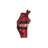 Gucci Sylvie gold buckle striped webbing grosgrain bow wide shoulder strap leather one-shoulder crossbody handbag small women's red