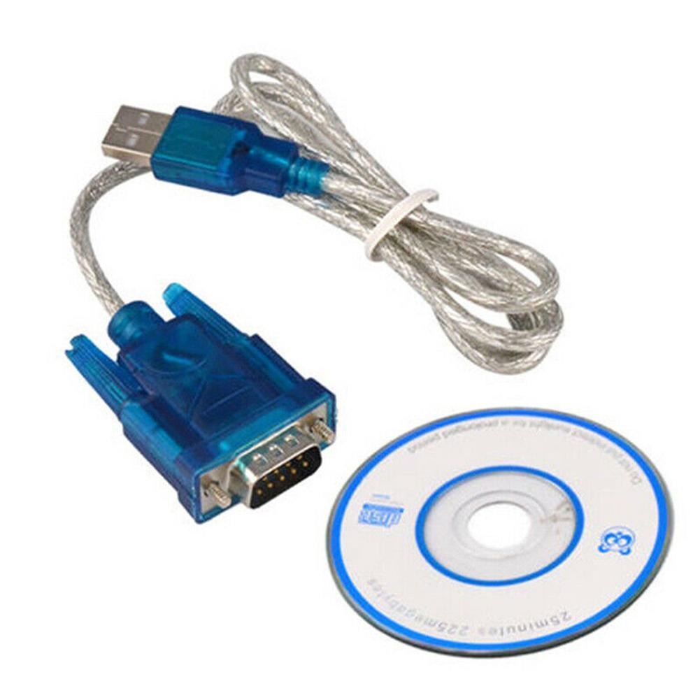 USB2.0 zu RS232 Adapterkabel USB zu COM Port 9Pin Chipsatz Kabeladapter USB RS232 HL-340 Kabel WIN10 Konverter Druckerkabel
