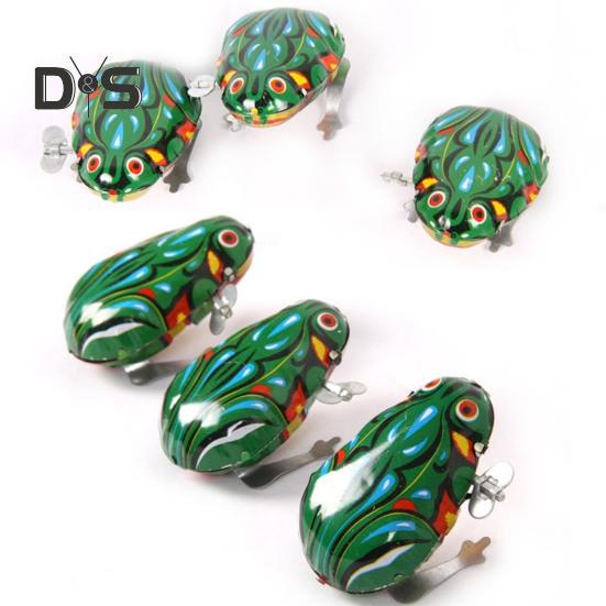 1/4 шт. Заводна іграшка-тварина Ностальгічний вінтаж, діти, дорослі, заводна пружина, металева жаба, що стрибає, півень, щур, кролик, іграшка, сувеніри для вечірок