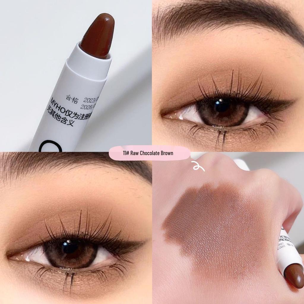 White Matte Highlighter & Eye Brightener Pencil – Waterproof, One-Stroke Shaping for Corner & Eyeshadow