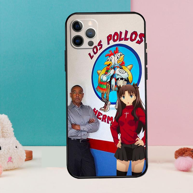 

Gus And Misato Gustavo Fring Case For iPhone 14 13 12 11 15 16 Pro Max Mini Plus X XR XS Max Bumper Soft Cover iPhone 13 mini