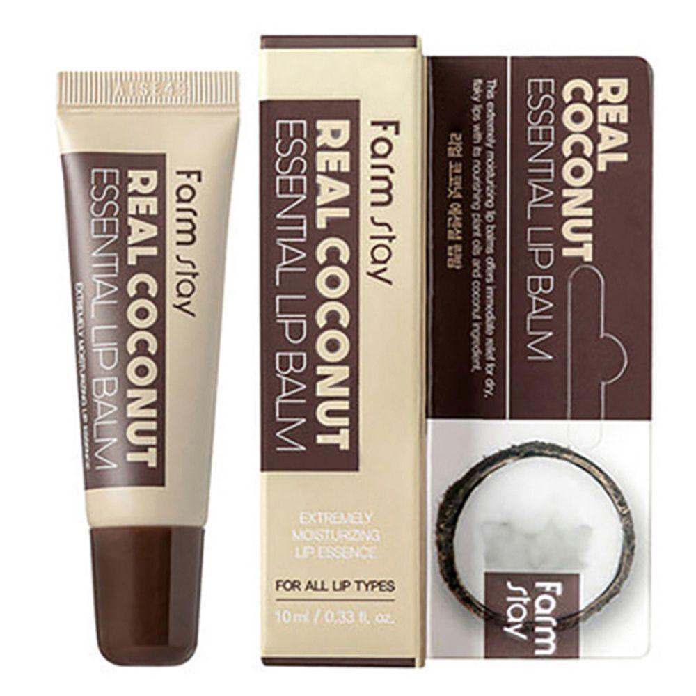 10g moisturizing lip balm with coconut LVRIQCUX oil that leaves no space for drying