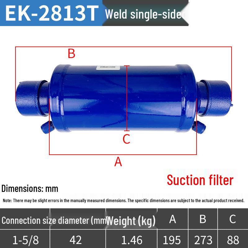 Central Air Conditioning Cold Storage Dryer Filter Unit - Refrigeration Accessories 083/084