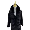 Faux Fur Scarf with Magnetic Closure Solid Color Soft Plush Design Scarf Wrap Windproof