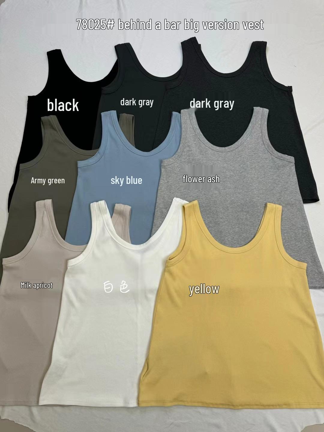 

Весна 2025 Женский большой размер Свободный повседневный жилет однотонного цвета в корейском стиле White