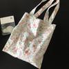 2021 New Poplin Cotton Thin Shoulder Bag Handbag Azalea Flower Floral