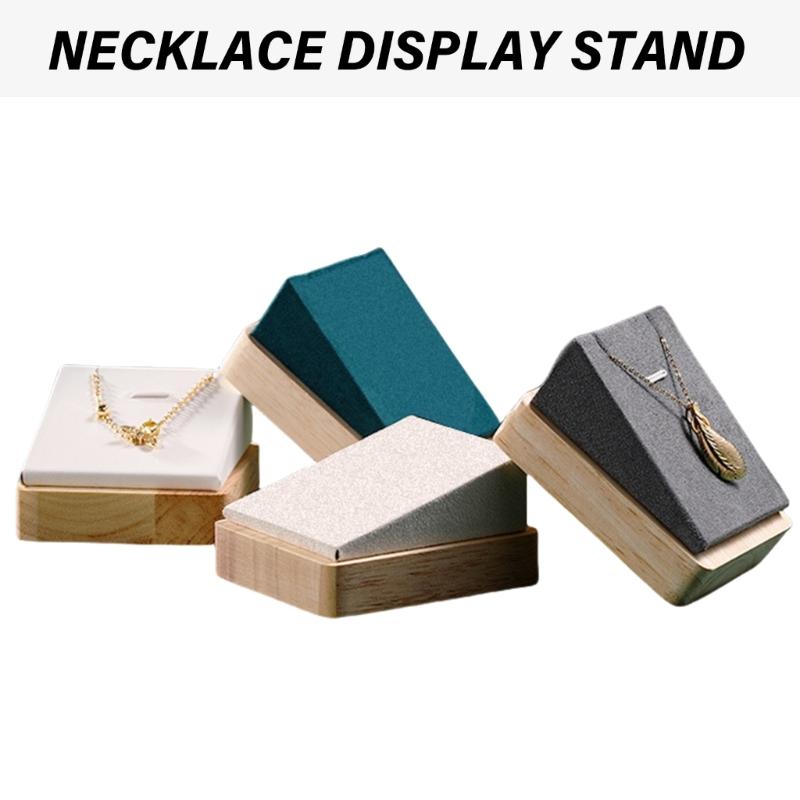 Eleganter Holz-Halsketten-Ausstellungsständer Schmuck-Anhänger Aufbewahrungs-Organizer für Zuhause Schlafzimmer Modischer Accessoire-Halter