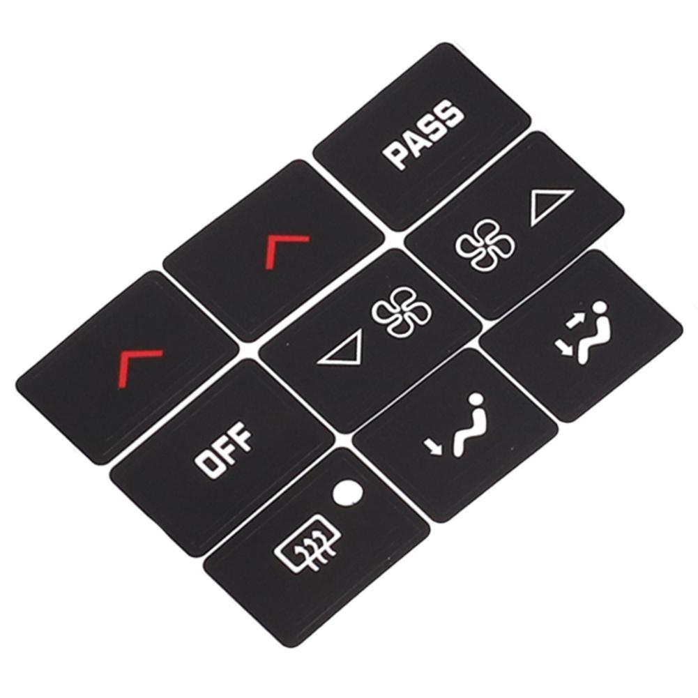 Car Air Conditioner Button Repair Sticker For Buick Lacrosse 2005 - 2009 Instrument Panel Button Sticker Decal Interior Part