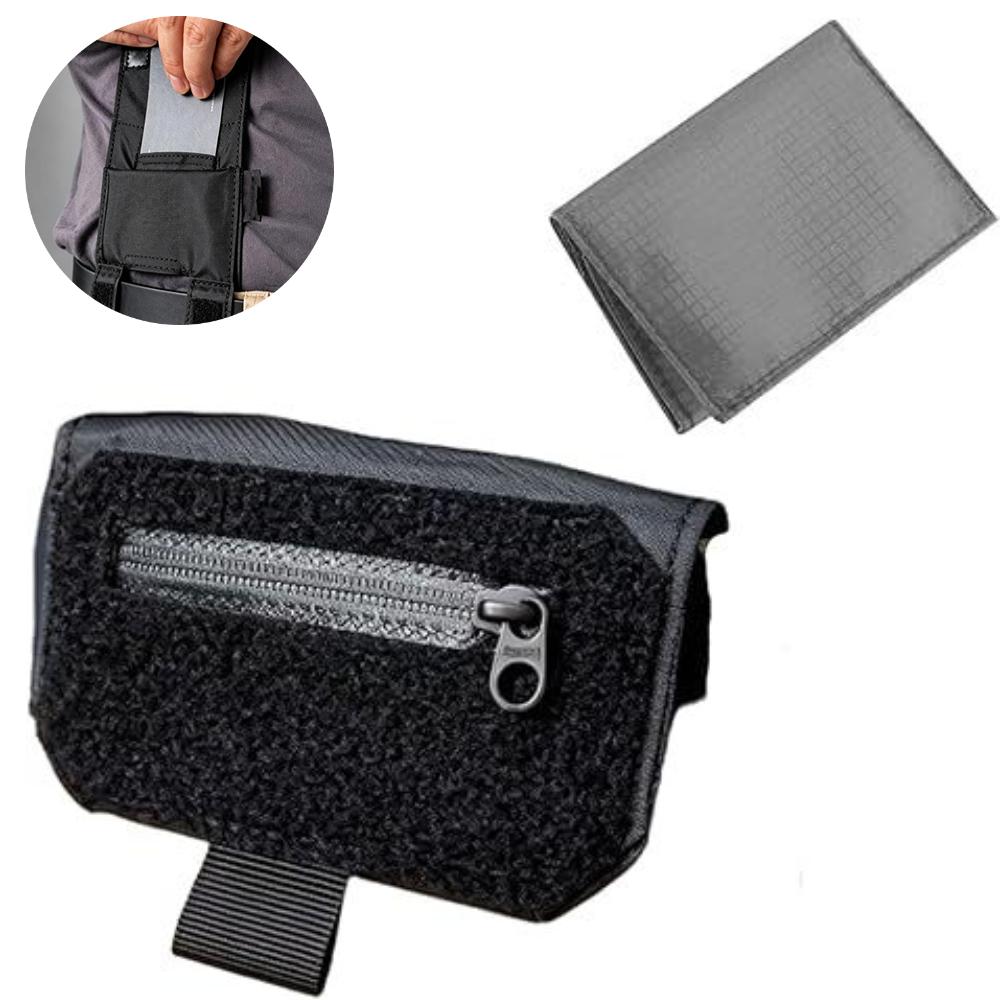 Unisex Compact Anti-Theft Waist Bag Hidden Pocket Belt Wallet Lightweight Travel Pouch Waist Bag For Men Women Card Holder