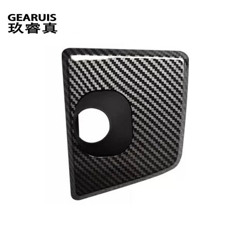 Para bmw x1 f48 u11 x2 f39 1 série f52 f40-2023 fibra de carbono estilo do carro console central alavanca de mudança de engrenagem capa poeira
