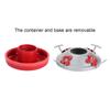 Courtyard Colorful Painting Bird Feeder Water Feeding Tool Equipment for Hummingbirds UseType D