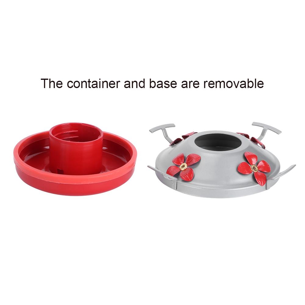 Courtyard Colorful Painting Bird Feeder Water Feeding Tool Equipment for Hummingbirds UseType D