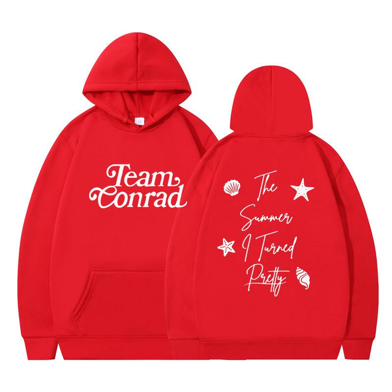 The Summer I Turned Pretty Printed Loose Hooded Sweater Hoodie