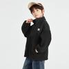 Boy's Spliced Plush Fleece Jacket