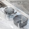 Drain Basket Large Capacity Double-Layer Vegetable And Fruit Sink with Handle Dual-Purpose Plate And Basket Quick Drainage for Kitchen