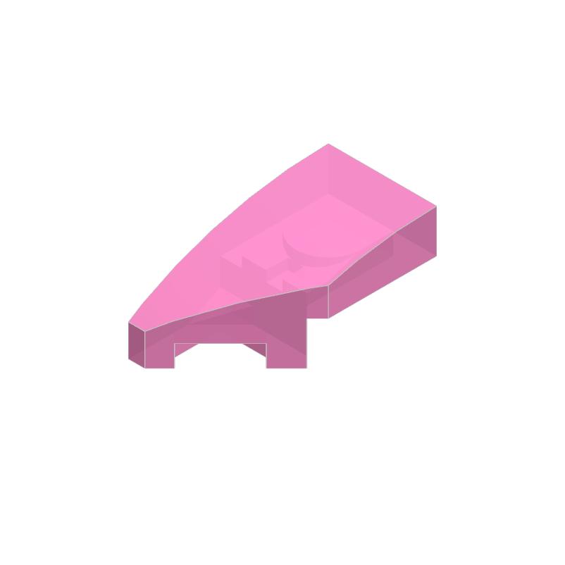 50PCS 29120 Wedge 2x1x2/3 Stud Notch Left Bricks Collections Bulk Modular GBC Toys For Technical MOC Buildings Blocks