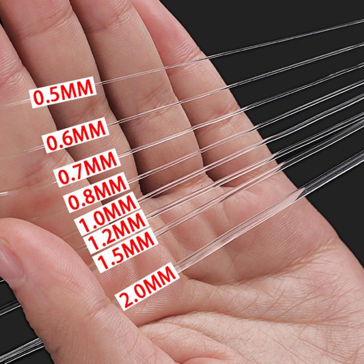 Transparent Elastic Cord for Beading and Jewelry - Wear-resistant, DIY Wenwan, Buddhist Bracelets
