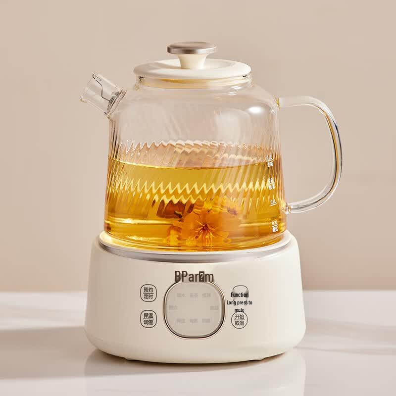 BEAR 1.2L All-Glass Smart Wellness Kettle CN Plug (adapter Included)