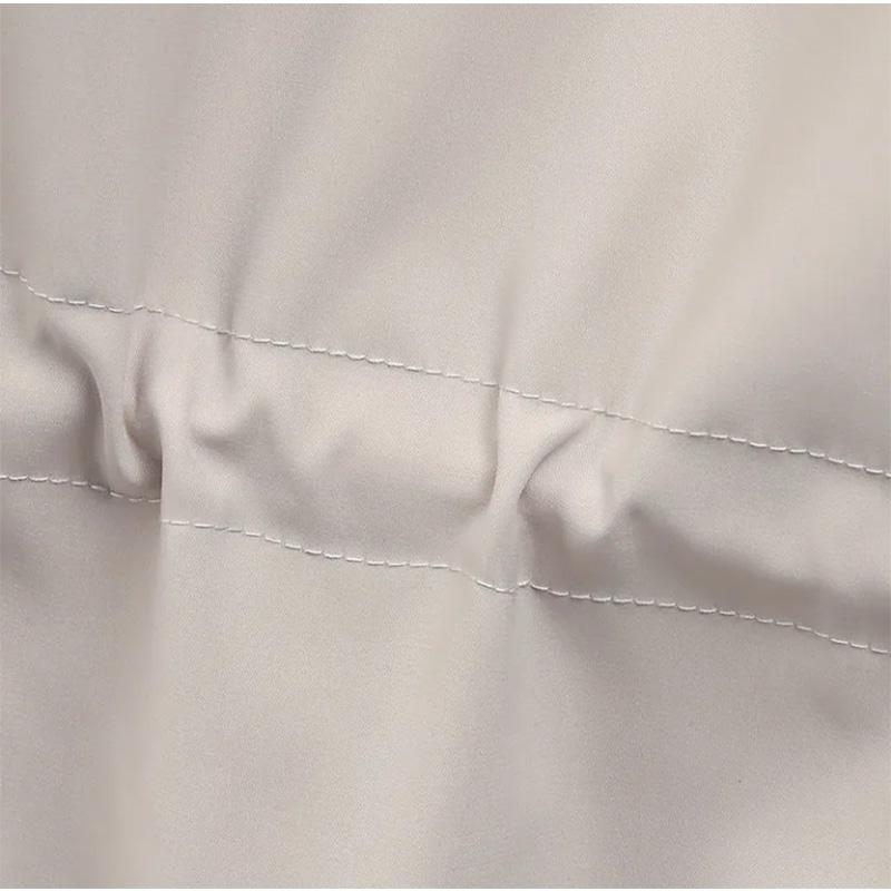 Zesílená větruodolná bunda Dámská krátká univerzální volná větrovka