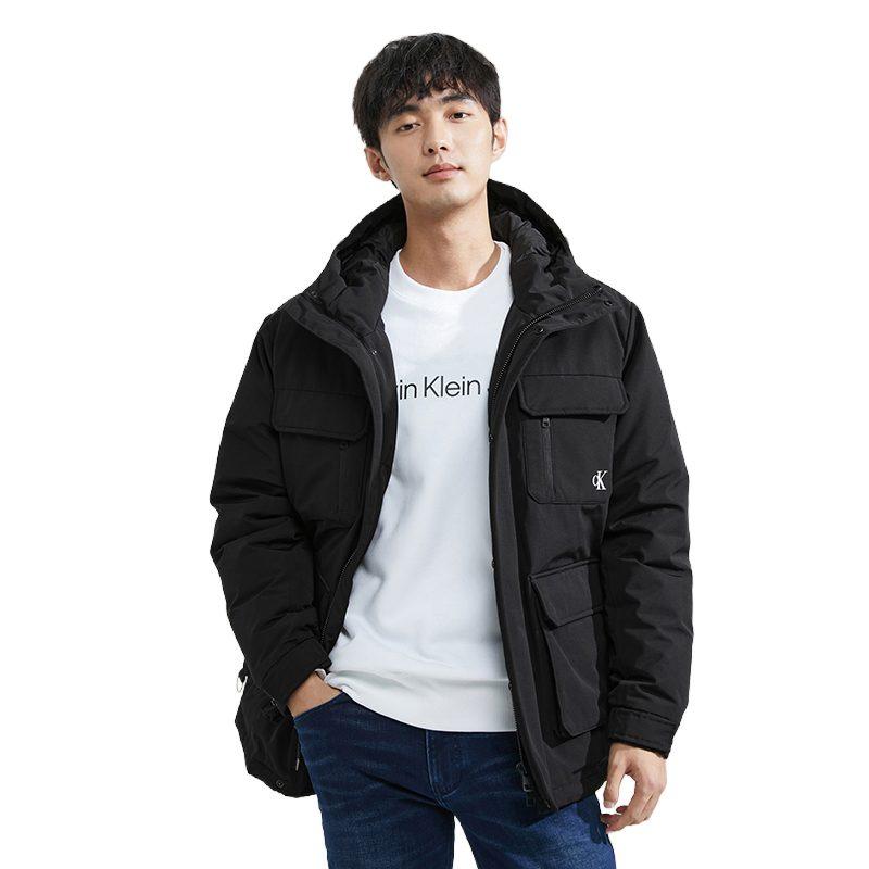 Calvin Klein Down Jackets Men's Hooded Moderate Parka Down Jacket J325485