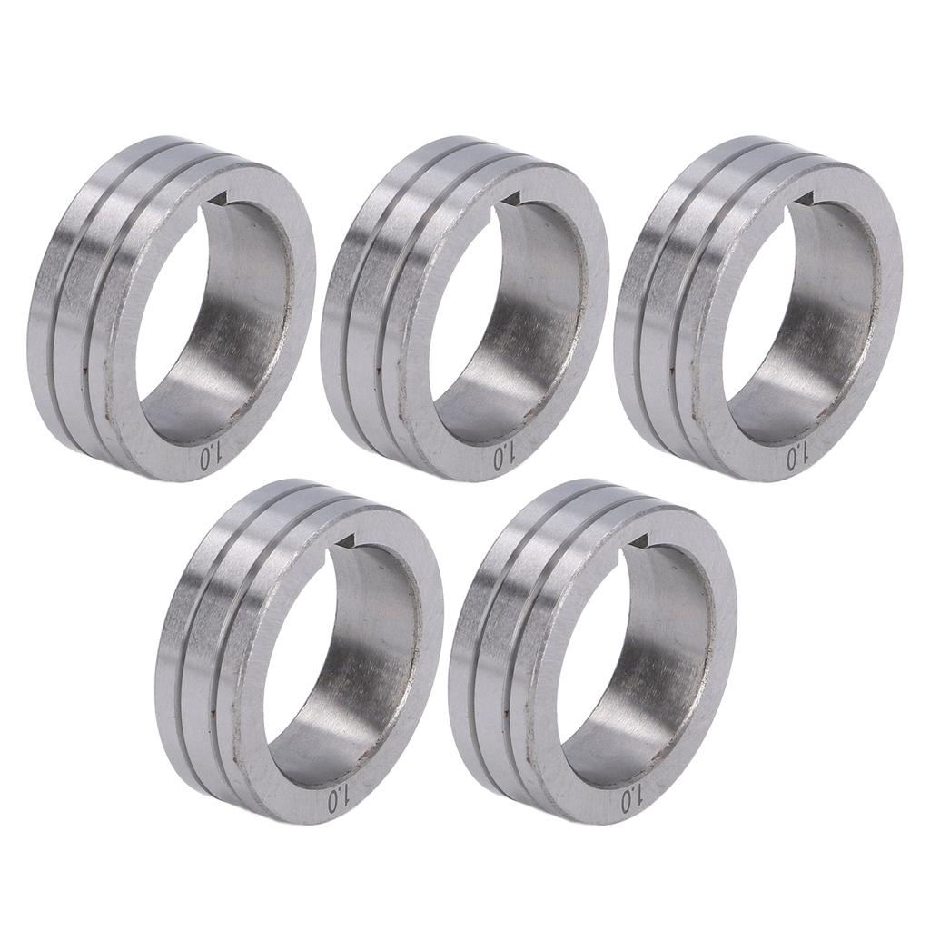 5Pcs Welder Wire Feed Roller 0.8‑1.0mm Groove Feeding Guide Wheel for BINZEL Welding Machine