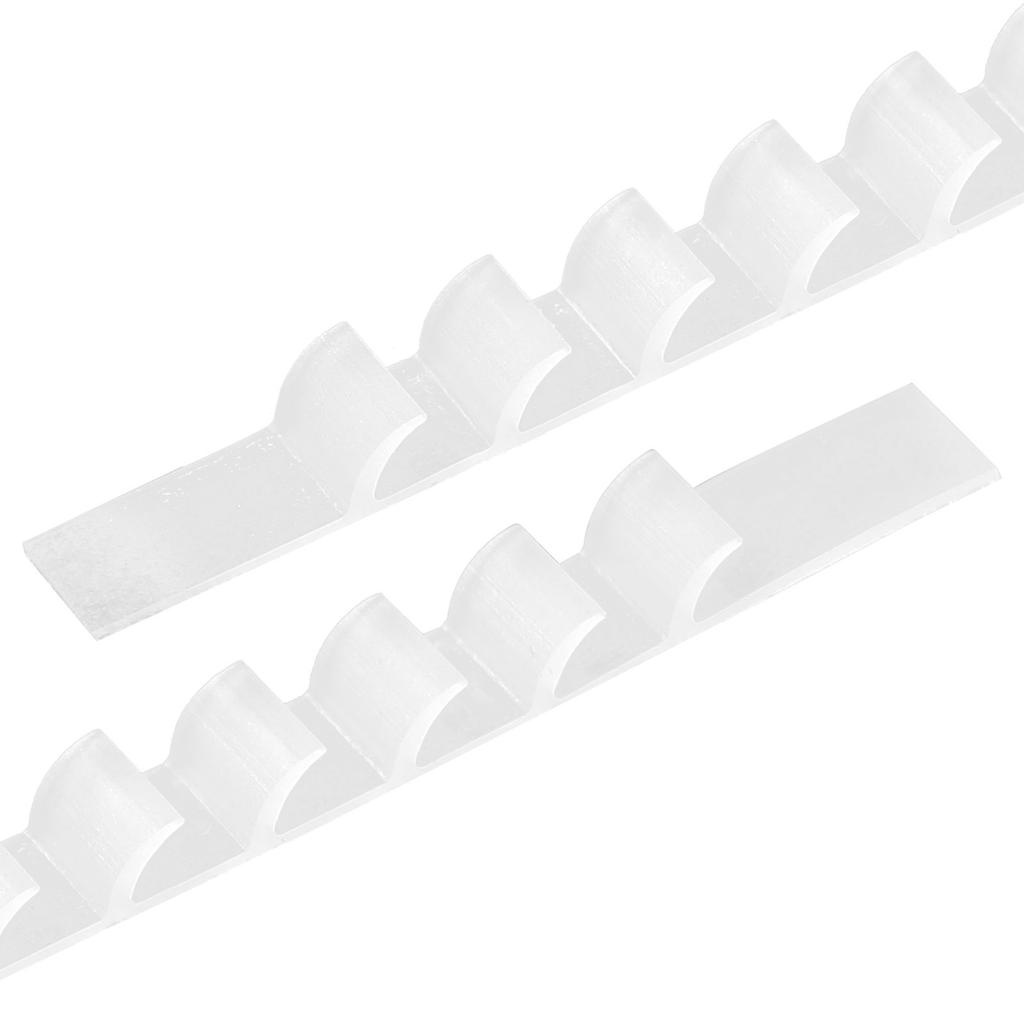 50Pcs Hanger Anti Slip Strips Silicone Grips for Clothes Shoulder Plastic Wood Hangers Closet Accessories Hanger Strips