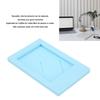 Photo Frame Plastic Rectangle Desktop Classical Stand Picture Frame for   for     3in Photos