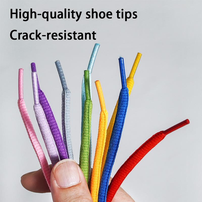 NEW Strings Oval Shoe Laces 20 Colors of High-Quality Semi-Circular Shoelaces for Sneakers and Basketball Shoes 1Pair
